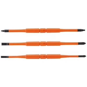 Klein Tools Screwdriver Blades Insulated Double-End (3-Pack)