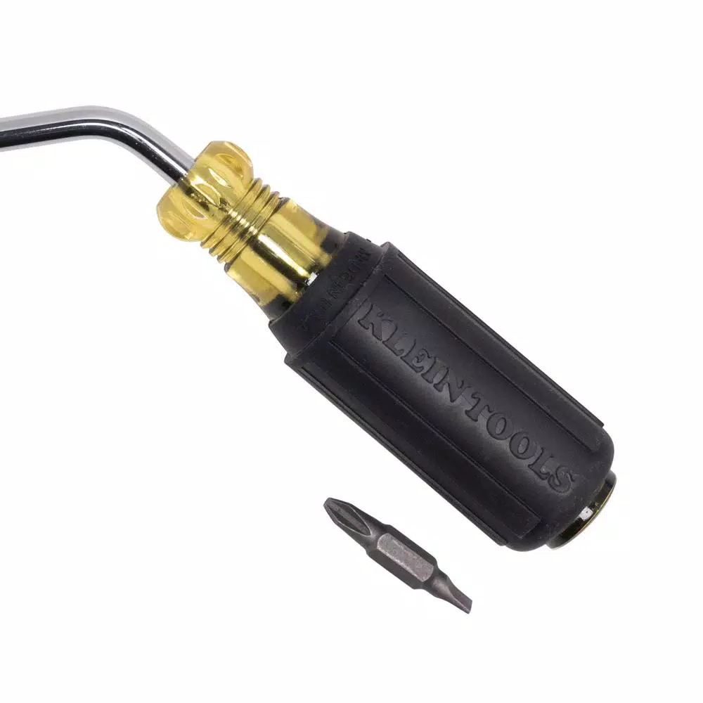 Klein Tools 6 in. Interchangeable Rapi-Driv Screwdriver- Cushion Grip Handle