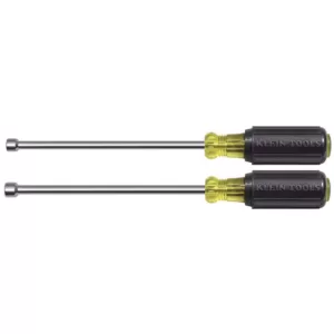 Klein Tools Magnetic Nut Driver Set with 6 in. Shaft (2-Piece)