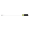 Klein Tools 1/2 in. Keystone-Tip Flat Head Screwdriver with 12 in. Heavy-Duty Square Shank- Cushion Grip Handle
