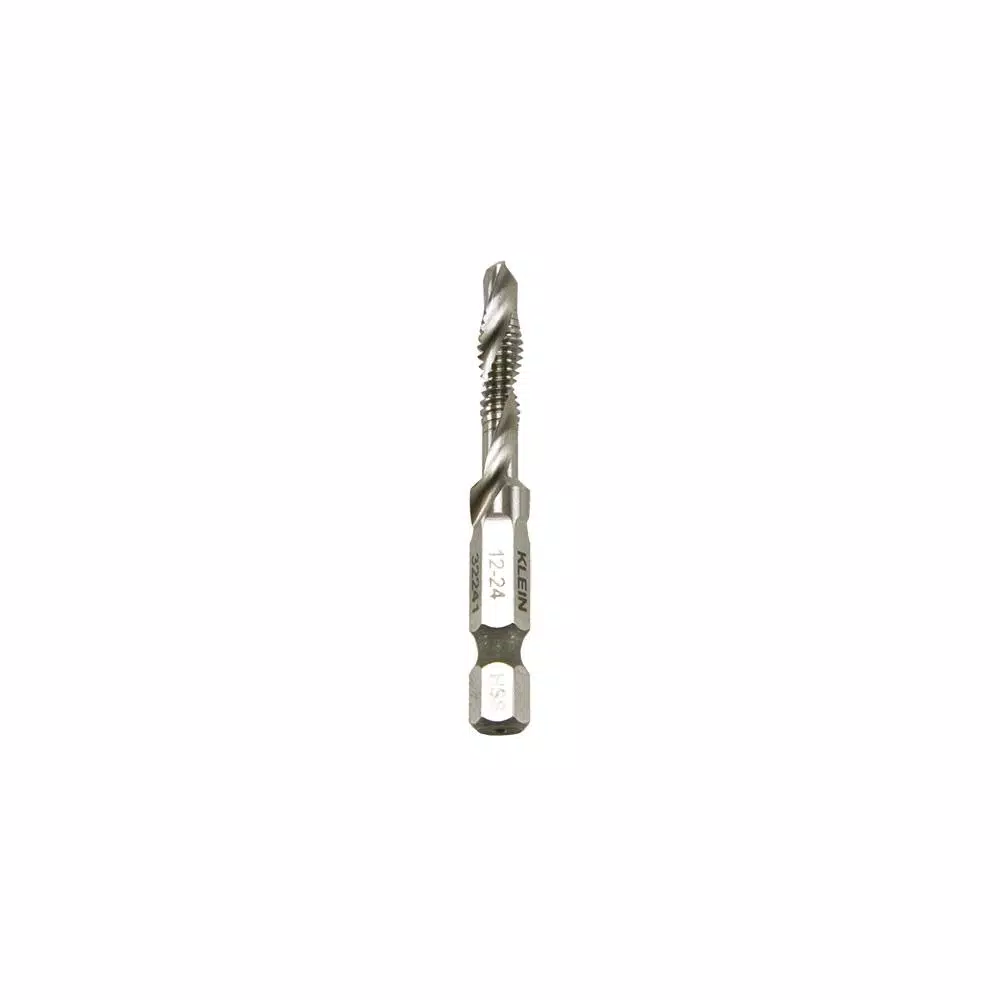 Klein Tools 1/4 in. High Speed Steel 12-24 Drill Tap