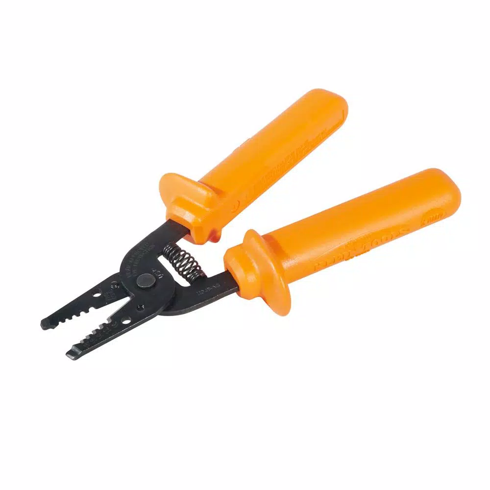 Klein Tools 7 in. Insulated Wire Stripper & Cutter 10-18 AWG Solid Wire