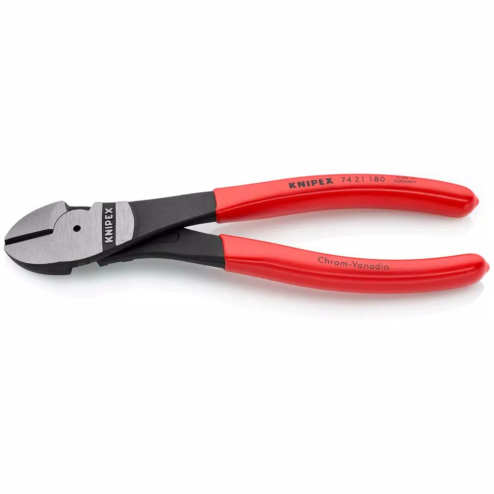 KNIPEX 7-1/4 in. High Leverage Angled Diagonal Cutters