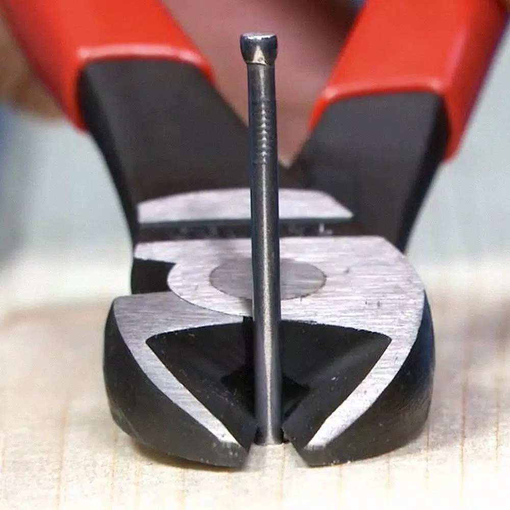 KNIPEX 8 in. High Leverage Angled Diagonal Cutting Pliers