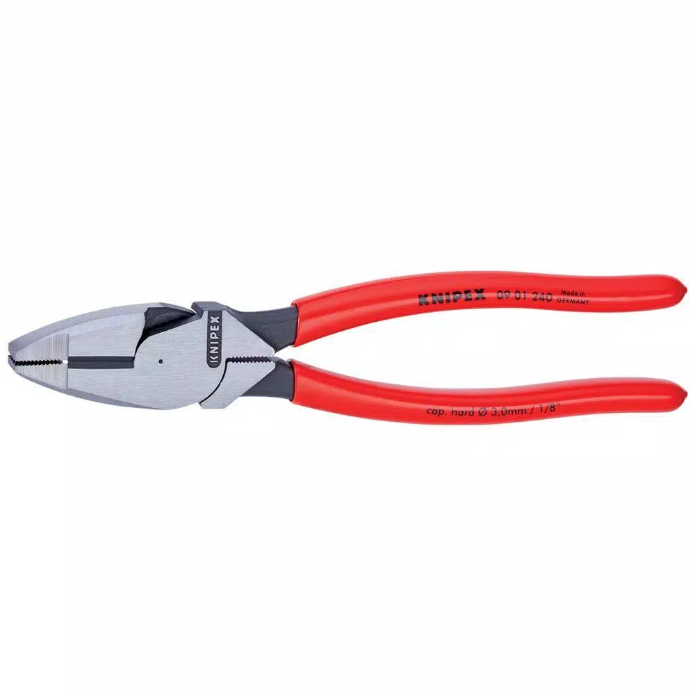 KNIPEX 9-1/4 in. High Leverage New England Head Lineman Pliers