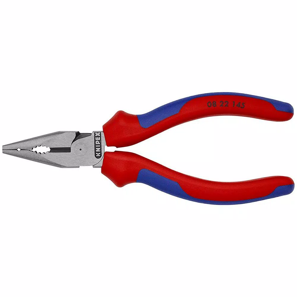 KNIPEX 5-3/4 in. Needle Nose Combination Pliers with Dual-Component Comfort Grips