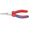 KNIPEX 6-1/4 in. Round Tips Long Nose Pliers with Comfort Grip
