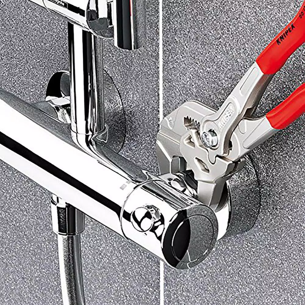 KNIPEX 10 in. Pliers Wrench with Dual-Component Comfort Grips and Tether Attachment