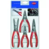KNIPEX Precision Snap-Ring Pliers Set (4-Piece)