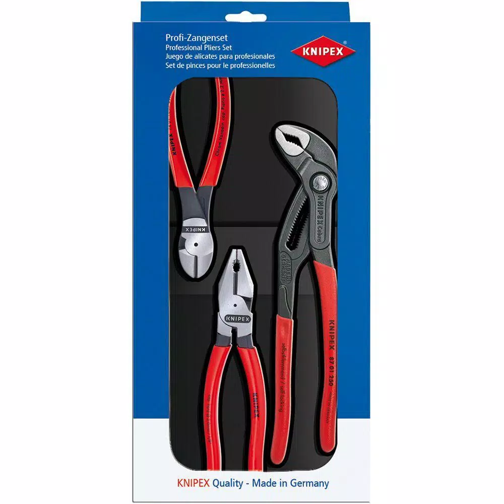 KNIPEX Universal Pliers Set Power Pack (3-Piece)