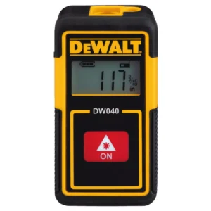 DEWALT 40 ft. Lithium-Ion Rechargeable Pocket Laser Distance Measurer and 25 ft. x 1-1/8 in. Tape Measure