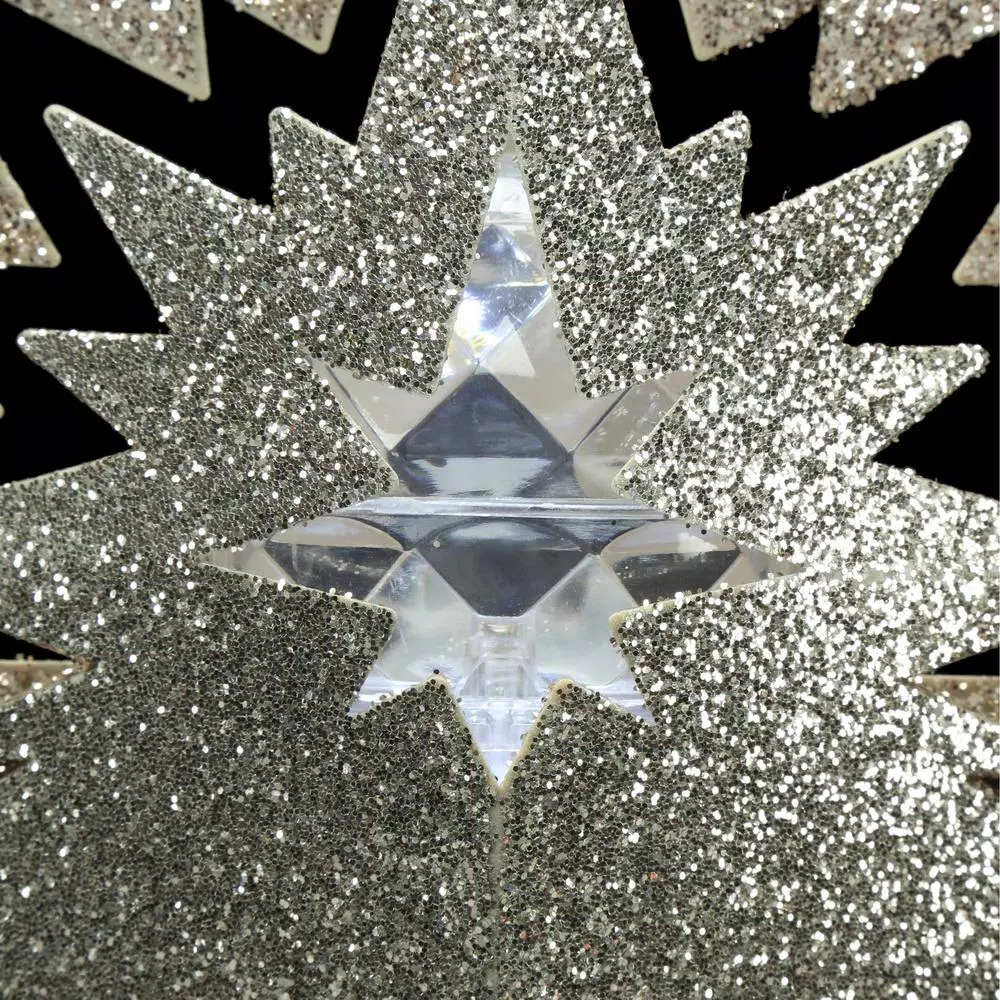 LightShow 18.50 in. Lighted Projection Tree Topper- Kaleidoscope Set
