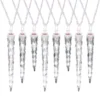 LightShow 48-Light White Shooting Star Icicle LED String Light (8-Count)