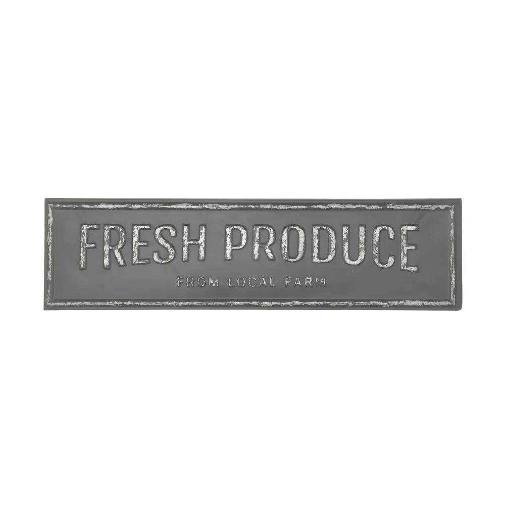 LITTON LANE FRESH PRODUCE FROM LOCAL FARM Iron Decorative Sign