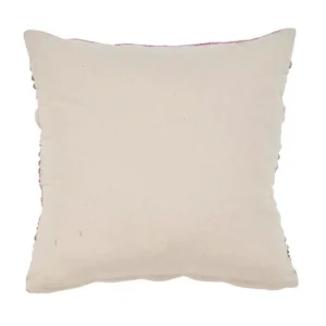 LR Resources Eclectic Pink Striped Hypoallergenic Polyester 18 in. x 18 in. Throw Pillow