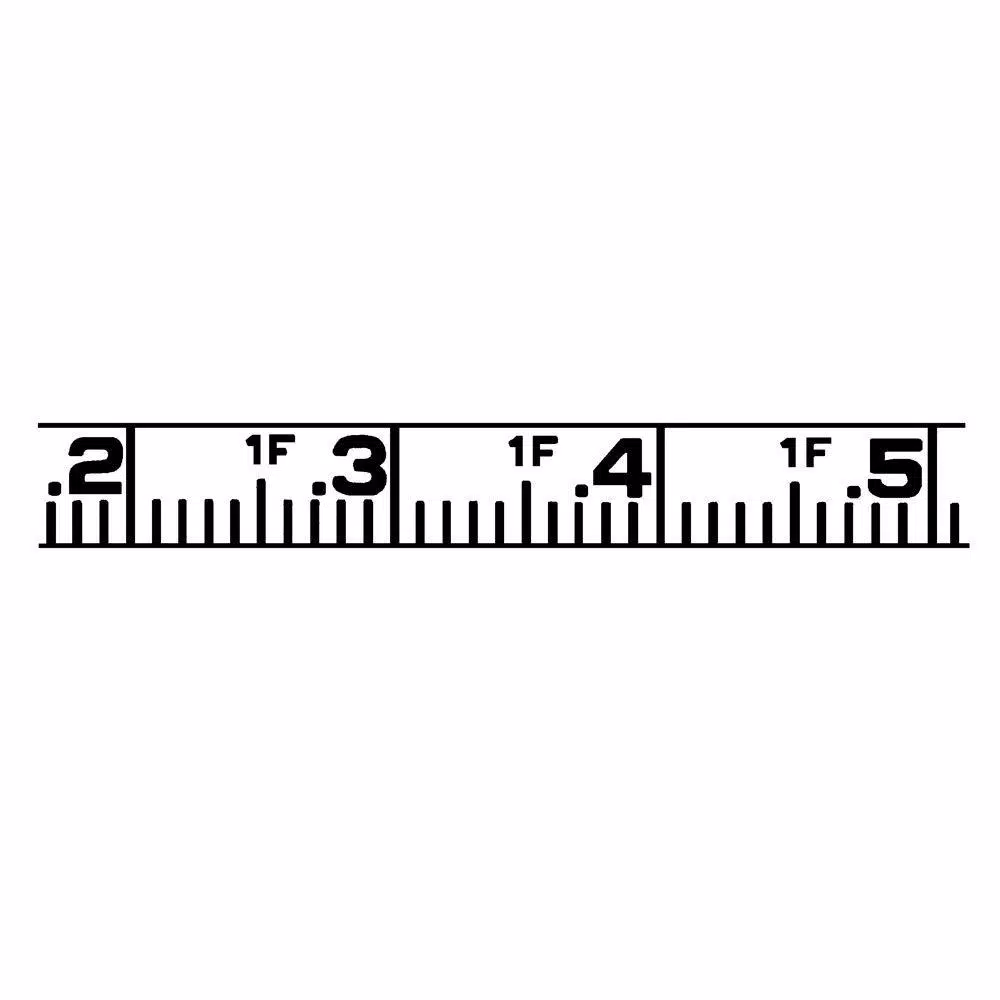 Lufkin 1/2 in. x 50 ft. Engineers Hi-Viz Orange Linear Fiberglass Tape Measure