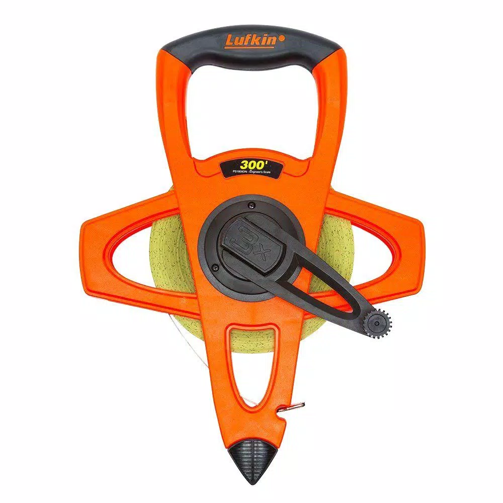 Lufkin Pro Series 300 ft. Yellow Ny-Clad Steel Tape Measure