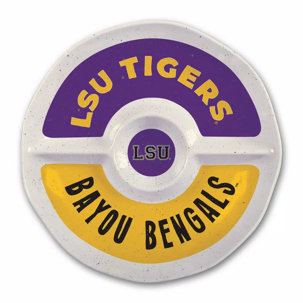 Magnolia Lane LSU 15 in. Chip and Dip Server