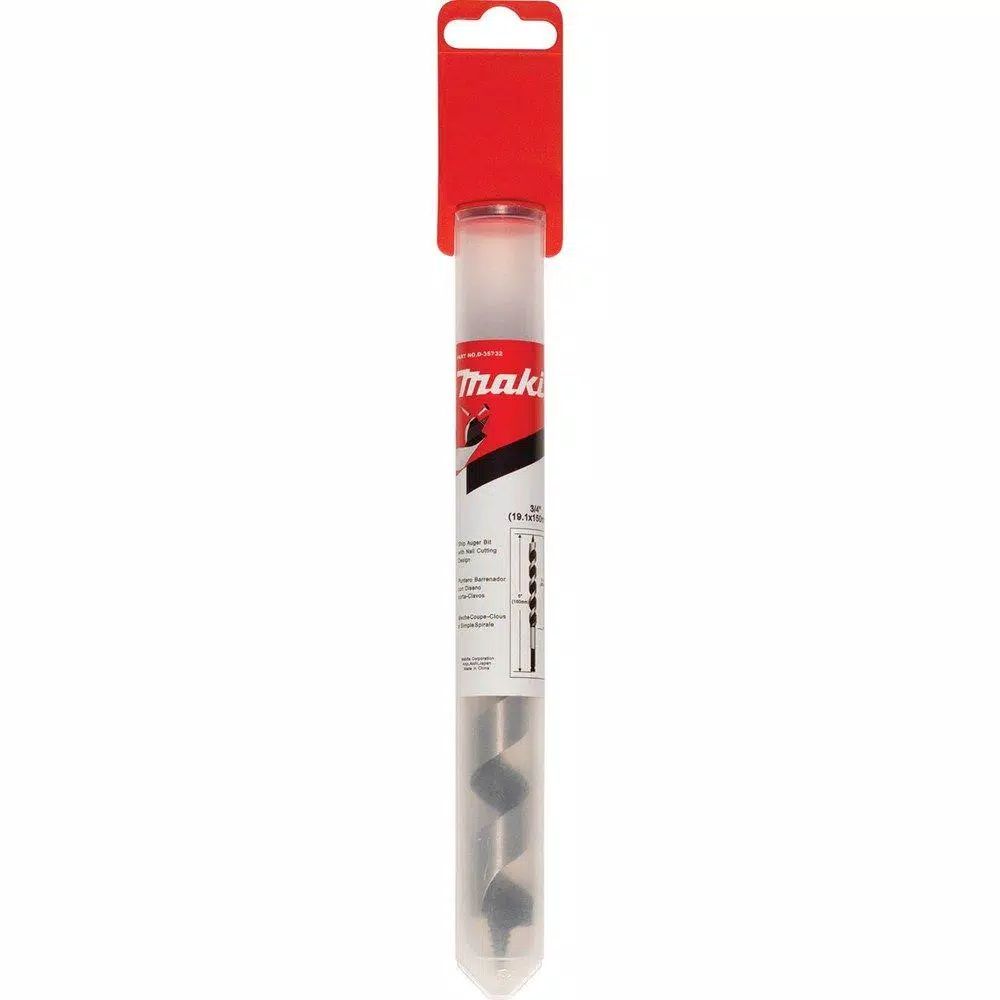 Makita 3/4 in. x 6 in. Steel Ship Auger Bit