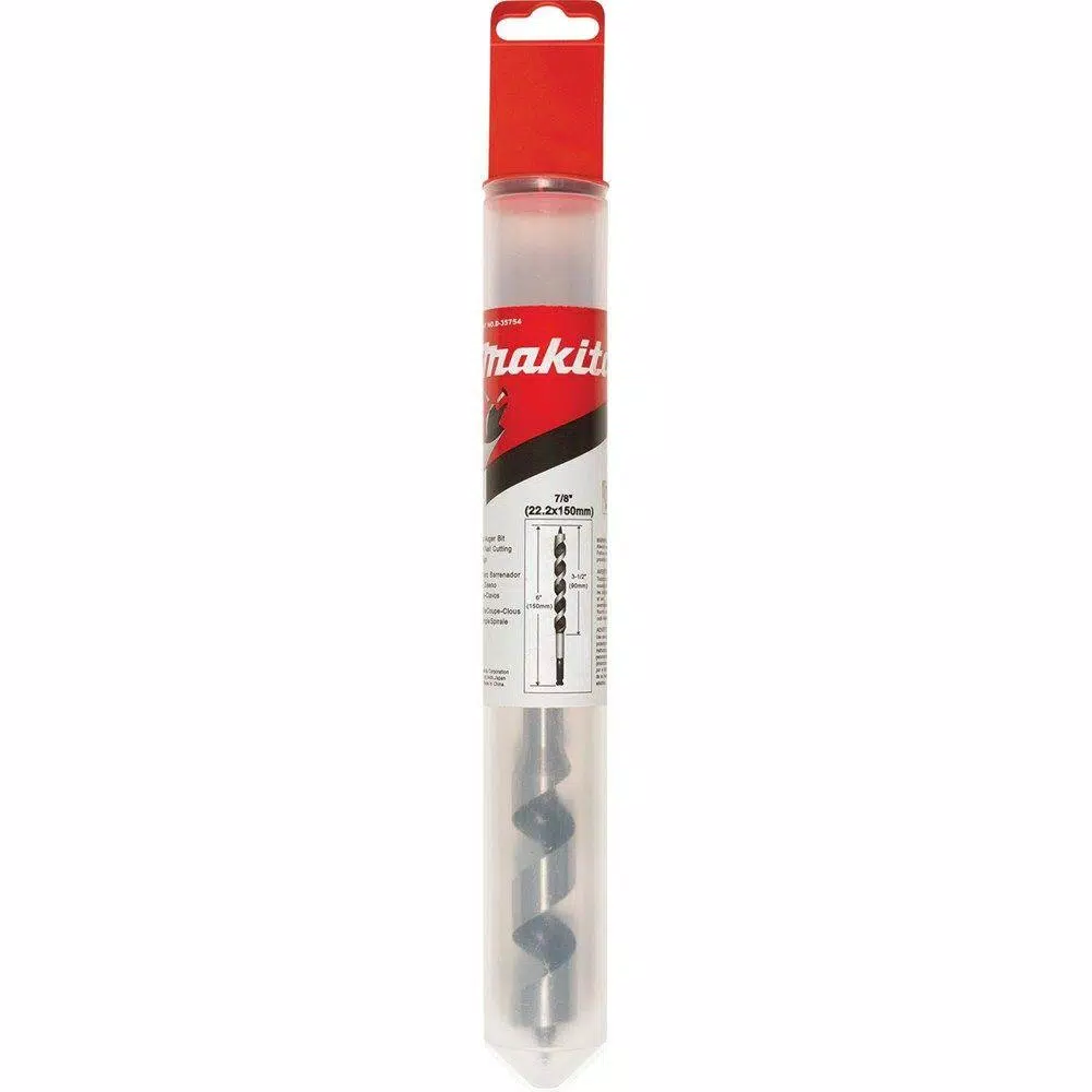 Makita 7/8 in. x 6 in. Steel Ship Auger Bit