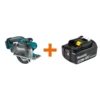 Makita 18V LXT Cordless 5-3/8 in. Metal Cutting Saw with Electric Brake & Chip Collector with bonus 18V LXT Battery Pack 5.0Ah