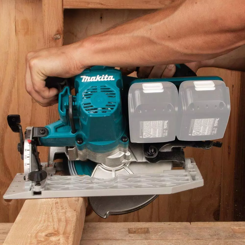 Makita 18-Volt X2 LXT Lithium-Ion (36-Volt) 7-1/4 in. Brushless Cordless Circular Saw (Tool-Only)