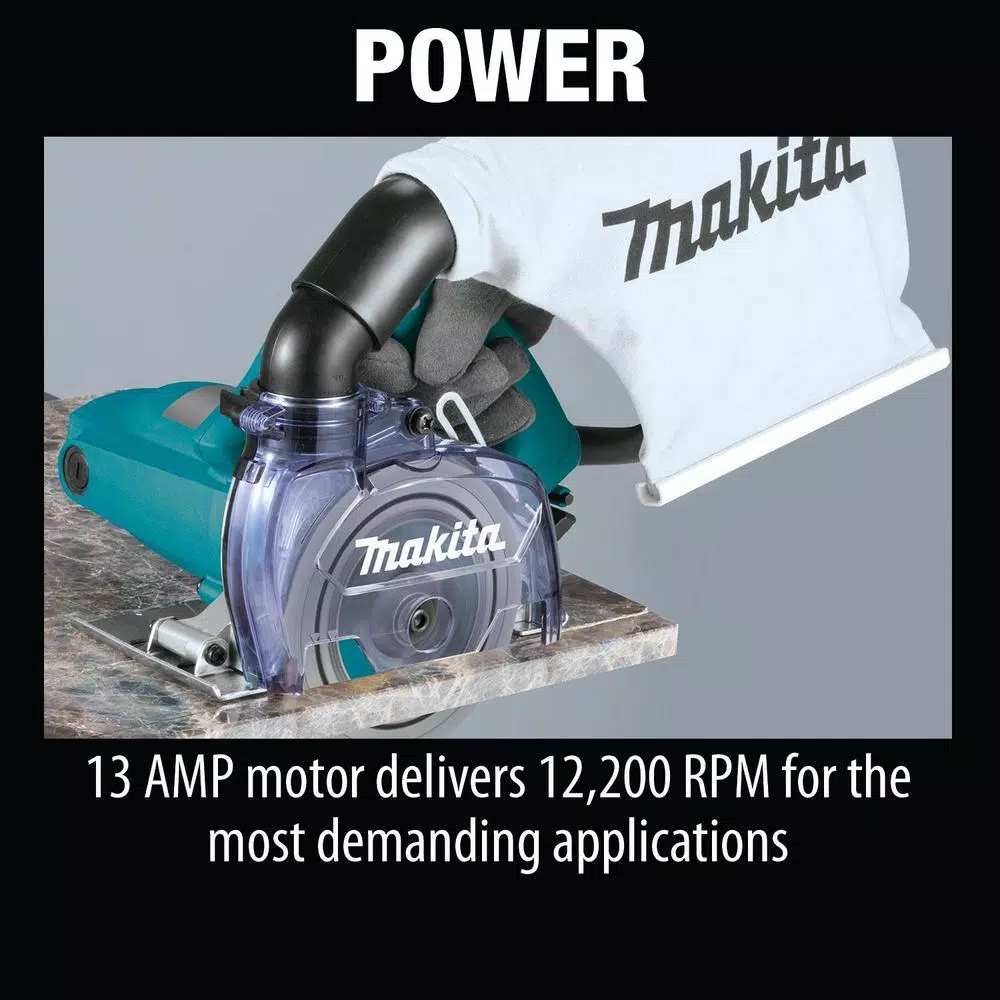 Makita 5 in. Dry Masonry Saw with Dust Extraction