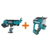 Makita 5.0 Ah 18-Volt LXT Lithium-Ion Brushless Cordless 9 in. Drywall Sander Kit, AWS Capable with bonus 18V LXT Cut-Out Saw
