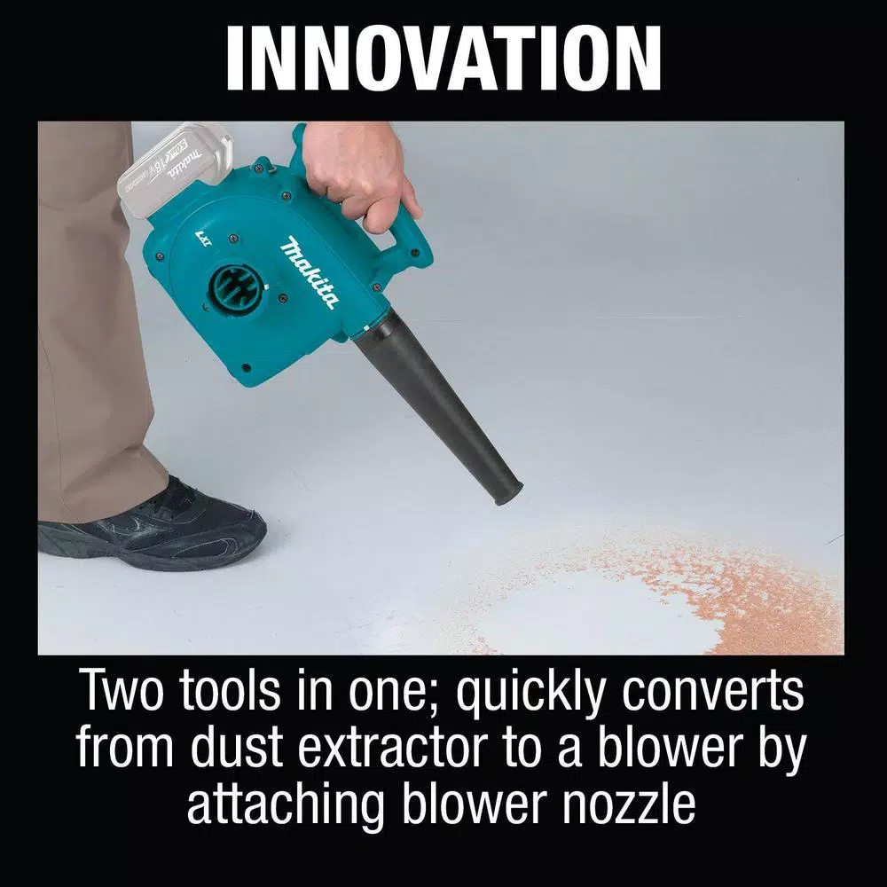 Makita 18-Volt LXT Lithium-Ion Cordless 3/4 Gal. Portable Dry Dust Extractor/Blower (Tool-Only)