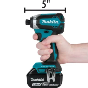 Makita 18-Volt LXT Lithium-Ion Brushless Cordless Impact Driver Kit with (1) Battery 3.0Ah