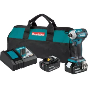 Makita 18-Volt 5.0 Ah LXT Lithium-Ion Brushless Cordless Quick-Shift Mode 4-Speed Impact Driver Kit