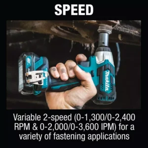 Makita 12-Volt MAX CXT Lithium-Ion Brushless Cordless 3/8 in. sq. Drive Impact Wrench Kit (2.0 Ah)