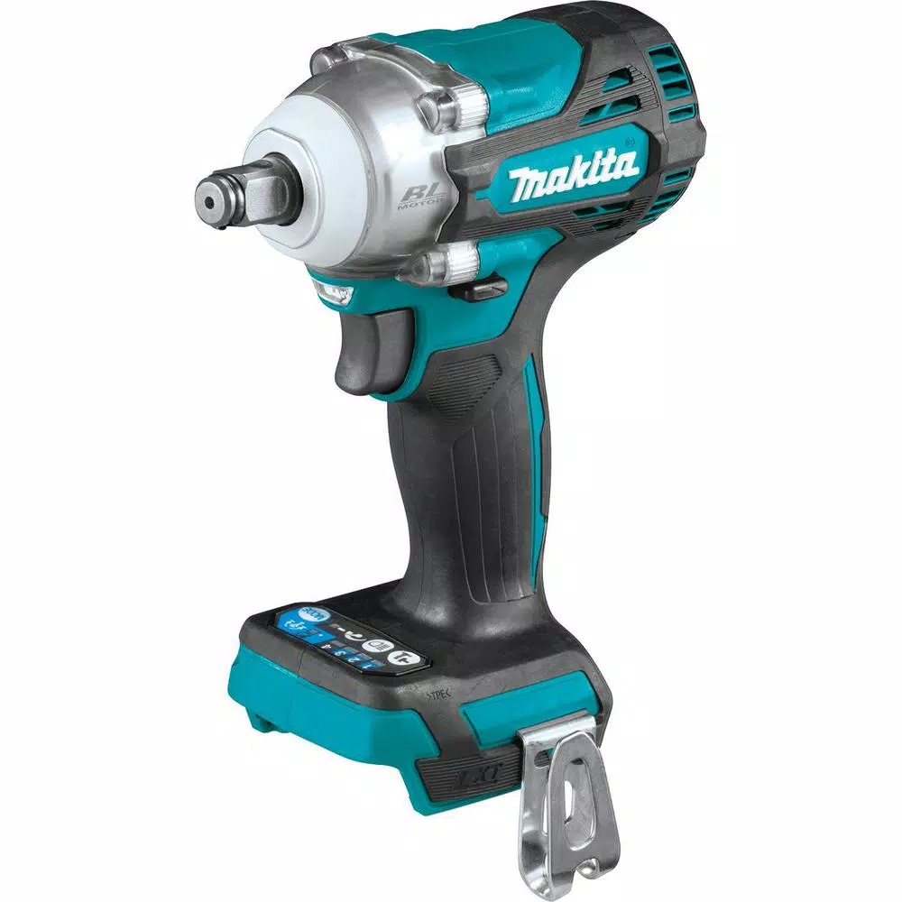 Makita 18-Volt LXT Lithium-Ion Brushless Cordless 4-Speed 1/2 in. Sq. Drive Impact Wrench w/ Friction Ring Anvil, Tool Only