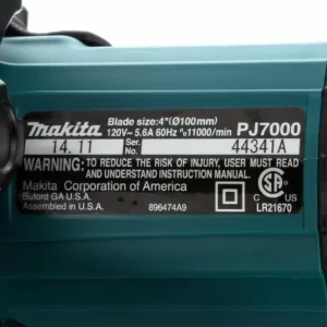 Makita 6 Amp Corded Plate Joiner with Dust Bag and Tool Case