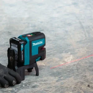 Makita 12-Volt MAX CXT Self-Leveling Cross-Line/4-Point Red Beam Laser Kit (2.0 Ah)