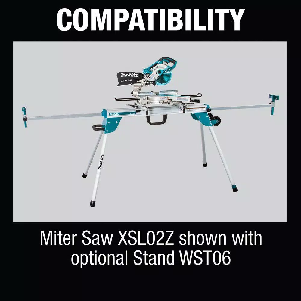 Makita 18-Volt X2 LXT Lithium-Ion 1/2 in. Brushless Cordless 7-1/2 in. Dual Slide Compound Miter Saw (Tool-Only)