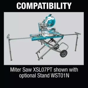 Makita 18-Volt X2 LXT Lithium-Ion (36-Volt) 12 in. Brushless Cordless Dual-Bevel Sliding Compound Miter Saw Laser Kit (5.0 Ah)