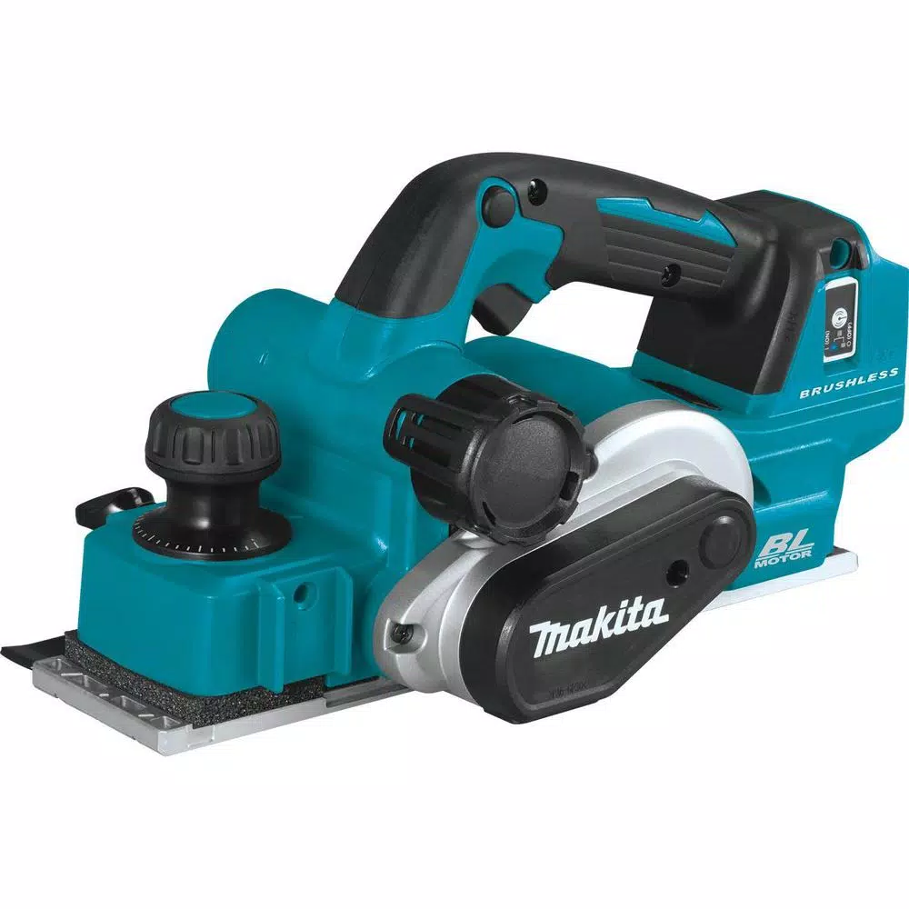 Makita 18-Volt LXT Lithium-Ion Brushless 3-1/4 in. Cordless Planer, AWS Capable, Tool Only