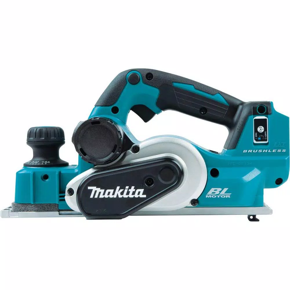Makita 18-Volt LXT Lithium-Ion Brushless 3-1/4 in. Cordless Planer, AWS Capable, Tool Only