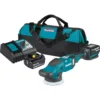 Makita 18-Volt LXT Lithium-Ion Brushless Cordless 5 in./6 in. Dual Action Random Orbit Polisher Kit (5.0Ah)