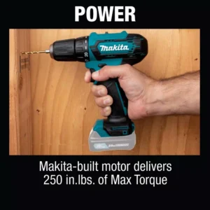 Makita 12-Volt CXT Lithium-Ion Cordless 3/8 in. Driver Drill (Tool-Only)