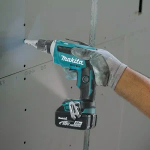 Makita 18-Volt LXT Brushless Drywall Screwdriver, 9 in. Drywall Sander and 2 Gal. Vacuum with bonus 18V LXT Starter Pack