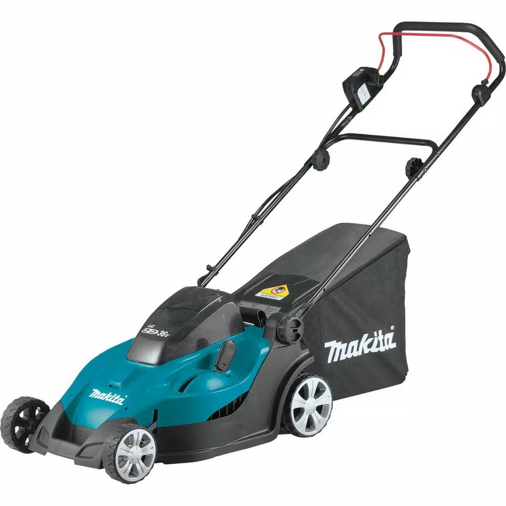 Makita 17 in. 5.0 Ah 18-Volt X2 (36-Volt) LXT Lithium-Ion Cordless Walk Behind Push Lawn Mower Kit