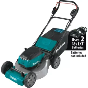 Makita 21 in. 18-Volt X2 (36-Volt) LXT Lithium-Ion Cordless Walk Behind Push Lawn Mower Kit with 4 Batteries (5.0 Ah)