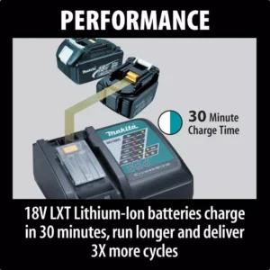 Makita 18V LXT Li-Ion 1 in. Brushless SDS-Plus Rotary Hammer Drill Kit 5.0Ah with bonus 18V LXT Brushless 2-Pc. Combo Kit 5.0Ah