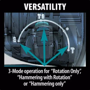 Makita 18V LXT Li-Ion 1 in. Brushless SDS-Plus Rotary Hammer Drill Kit 5.0Ah with bonus 18V LXT Brushless 2-Pc. Combo Kit 5.0Ah
