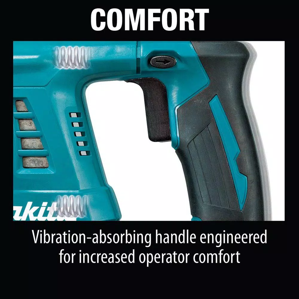 Makita 18-Volt X2 LXT (36-Volt) 1 in. SDS-Plus Rotary Hammer Kit 5.0Ah with Bonus 18V LXT 1/2 in. 3-Speed Impact Wrench