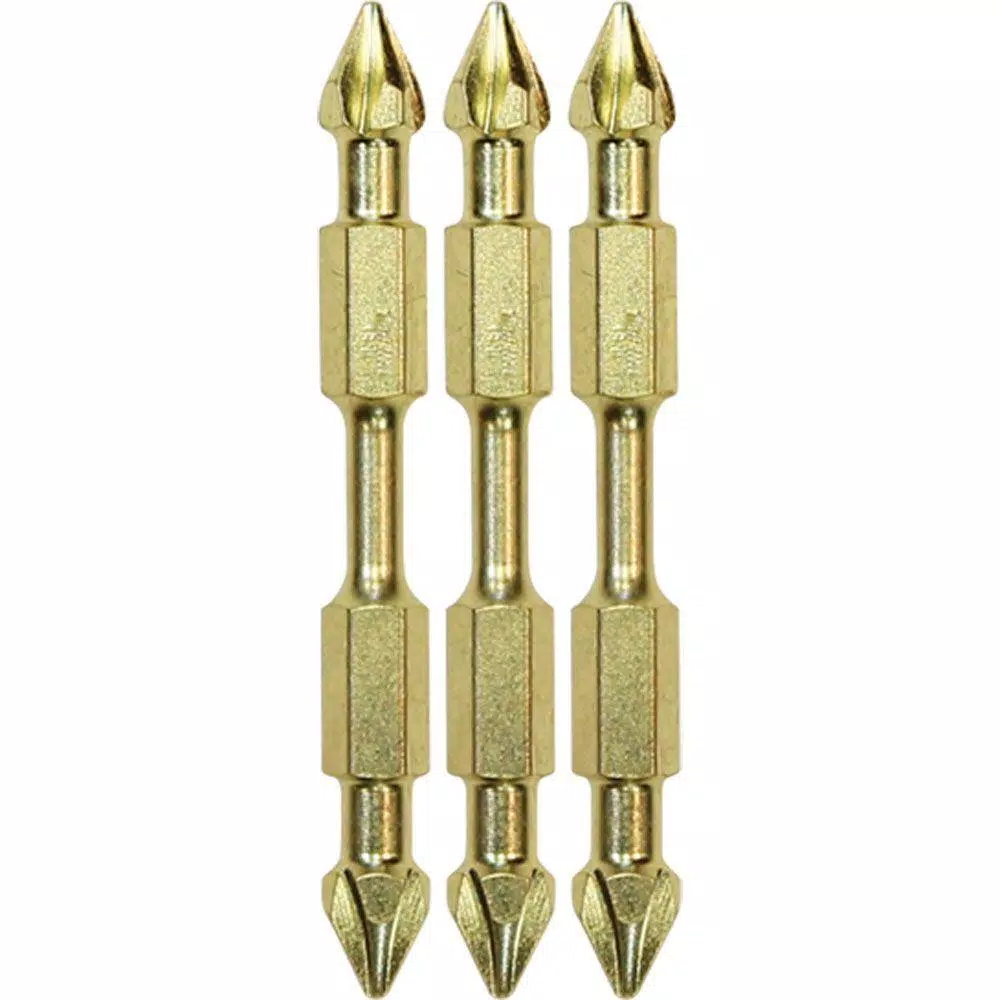Makita Impact GOLD #1 (2-1/2 in.) Philips Double-Ended Power Bit (3-Piece)
