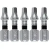 Makita Impact XPS #2 Square 1 in. Insert Bit (5-Pack)