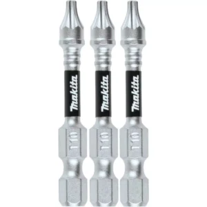 Makita IMPACT XPS T10 Torx 2 in. Power Bit (3-Pack)